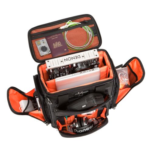 Сумка для студийного и DJ оборудования UDG Ultimate ProducerBag Large Black/Orange Inside
